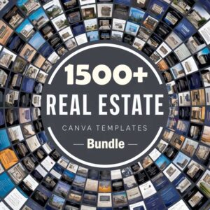 1500 real estate canva template