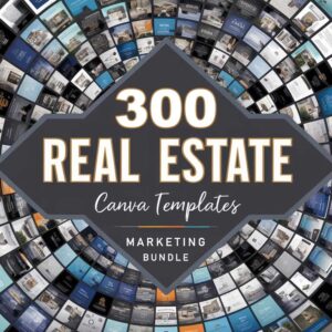 300 Real estae Marketing templates + bonus